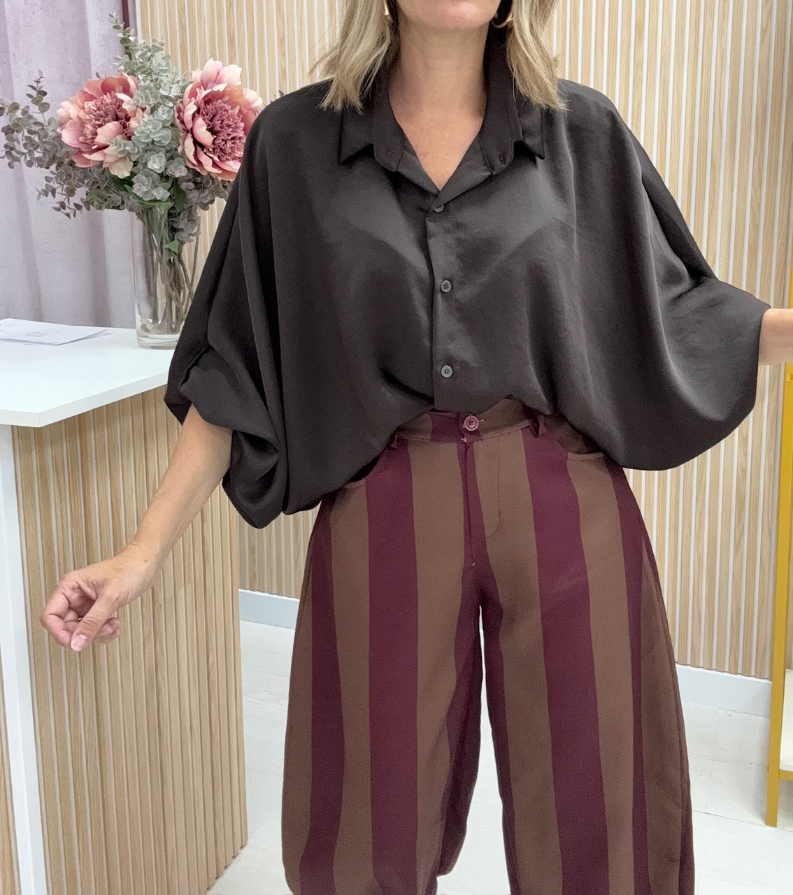 Camisa gomy chocolate