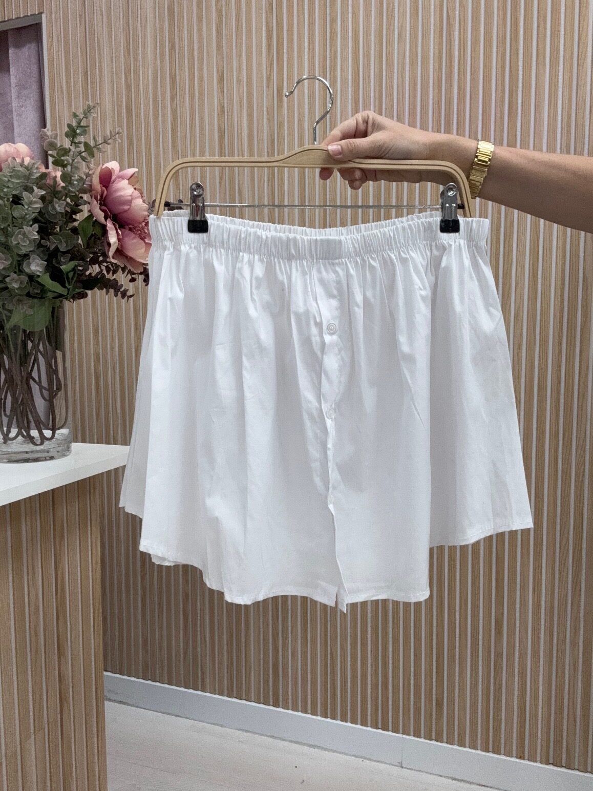 Bajo camisa curvy blanco